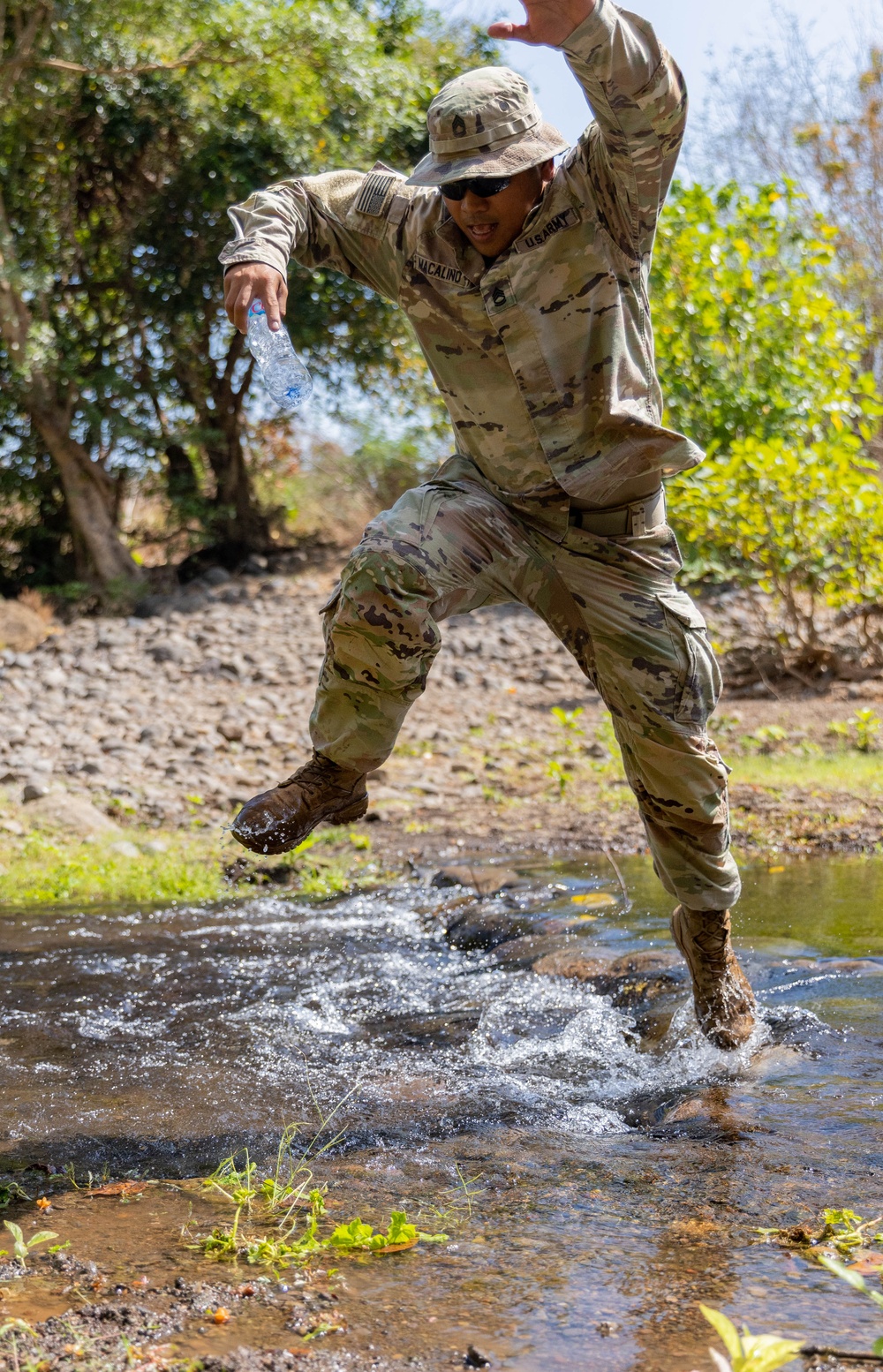 130th Engineer construction projects completion celebration hike