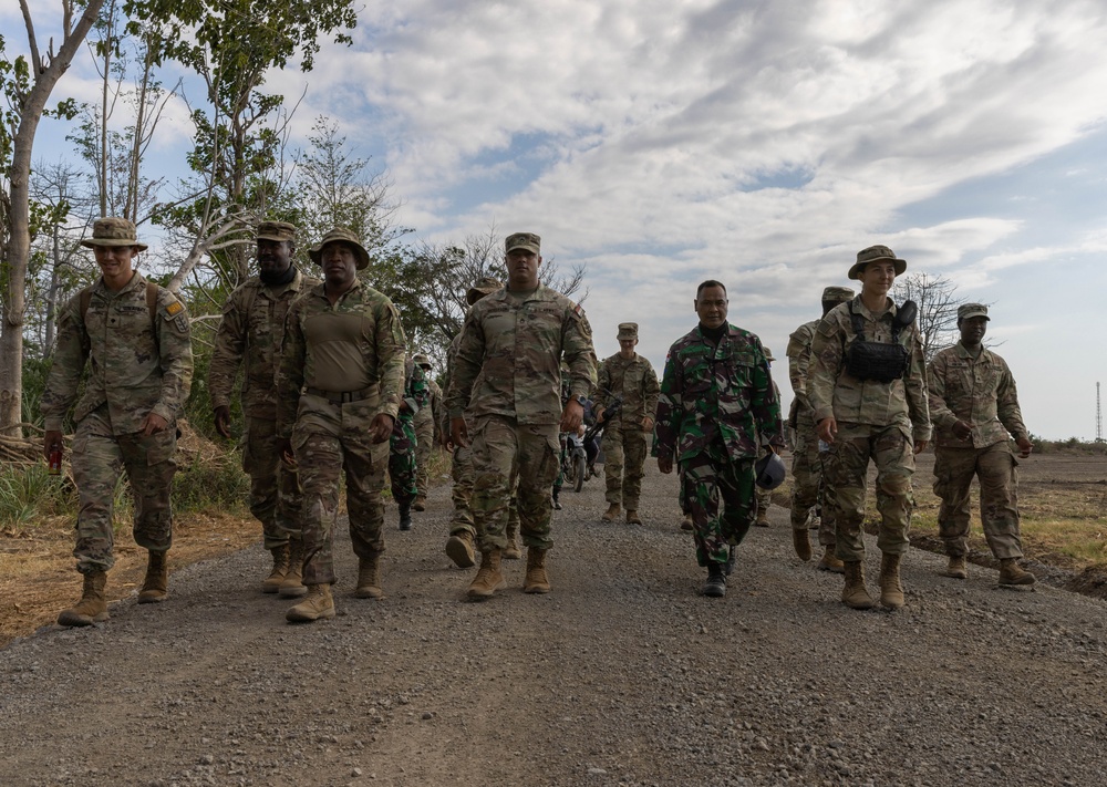 130th Engineer construction projects completion celebration hike