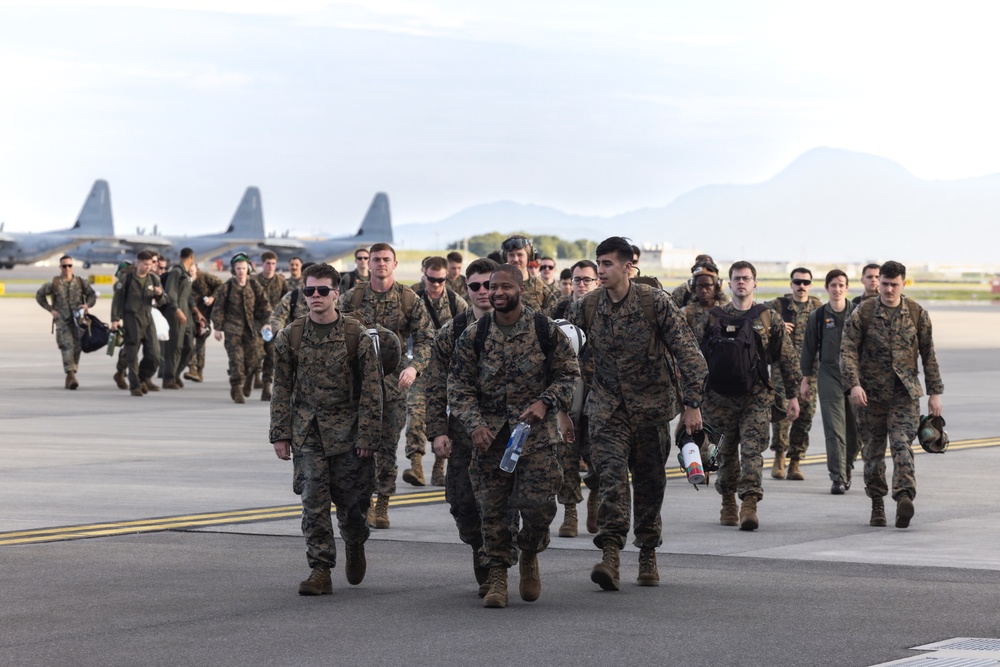 Marine Fighter Attack Squadron 242 returns from four-month deployment