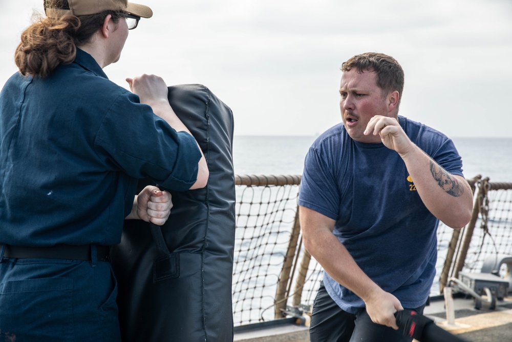 USS McFaul Security Training