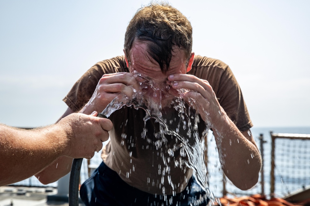 USS McFaul Security Training