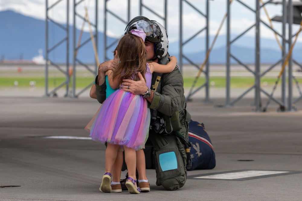 Marine Fighter Attack Squadron 242 returns from four-month deployment