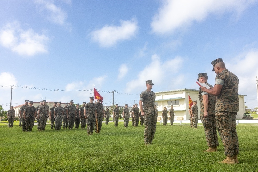 Navy and Marine Corps Achievement Medal Awarded to Cpl. Corbin M. Putnall