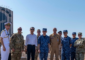 776th EABS welcomes CJTF-HOA CG, JMSDF CoMS