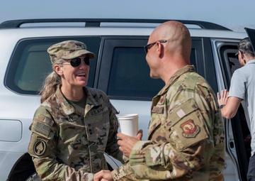 776th EABS welcomes CJTF-HOA CG, JMSDF CoMS