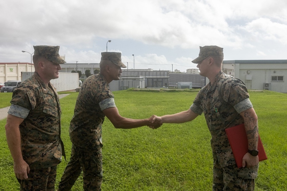 Navy and Marine Corps Achievement Medal Awarded to Cpl. Corbin M. Putnall