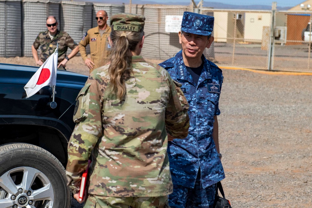 776th EABS welcomes CJTF-HOA CG, JMSDF CoMS