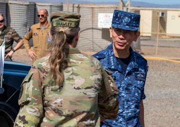 776th EABS welcomes CJTF-HOA CG, JMSDF CoMS