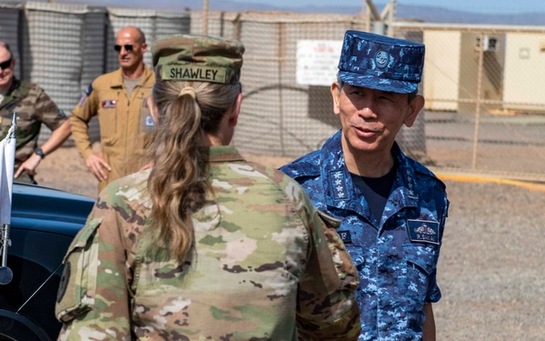 776th EABS welcomes CJTF-HOA CG, JMSDF CoMS