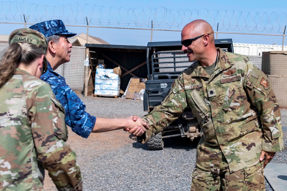 776th EABS welcomes CJTF-HOA CG, JMSDF CoMS