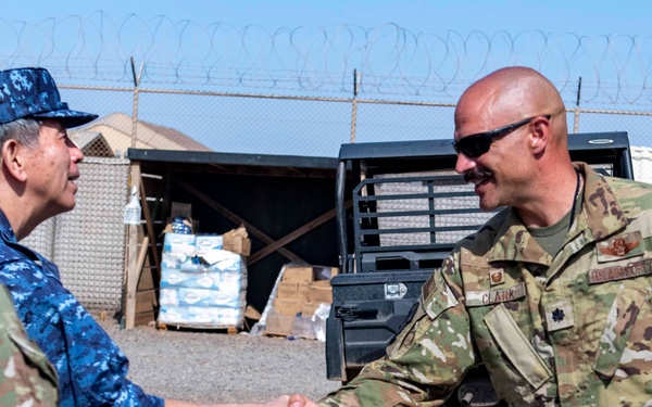 776th EABS welcomes CJTF-HOA CG, JMSDF CoMS