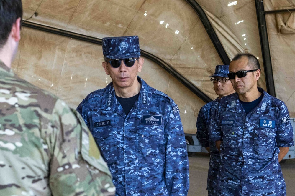 776th EABS welcomes CJTF-HOA CG, JMSDF CoMS