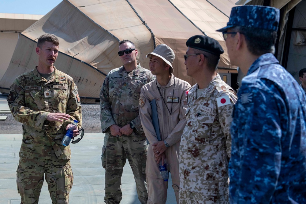 776th EABS welcomes CJTF-HOA CG, JMSDF CoMS