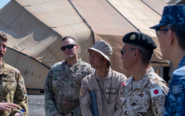 776th EABS welcomes CJTF-HOA CG, JMSDF CoMS