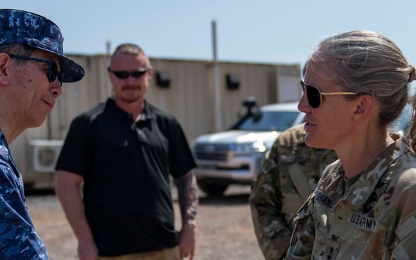 776th EABS welcomes CJTF-HOA CG, JMSDF CoMS