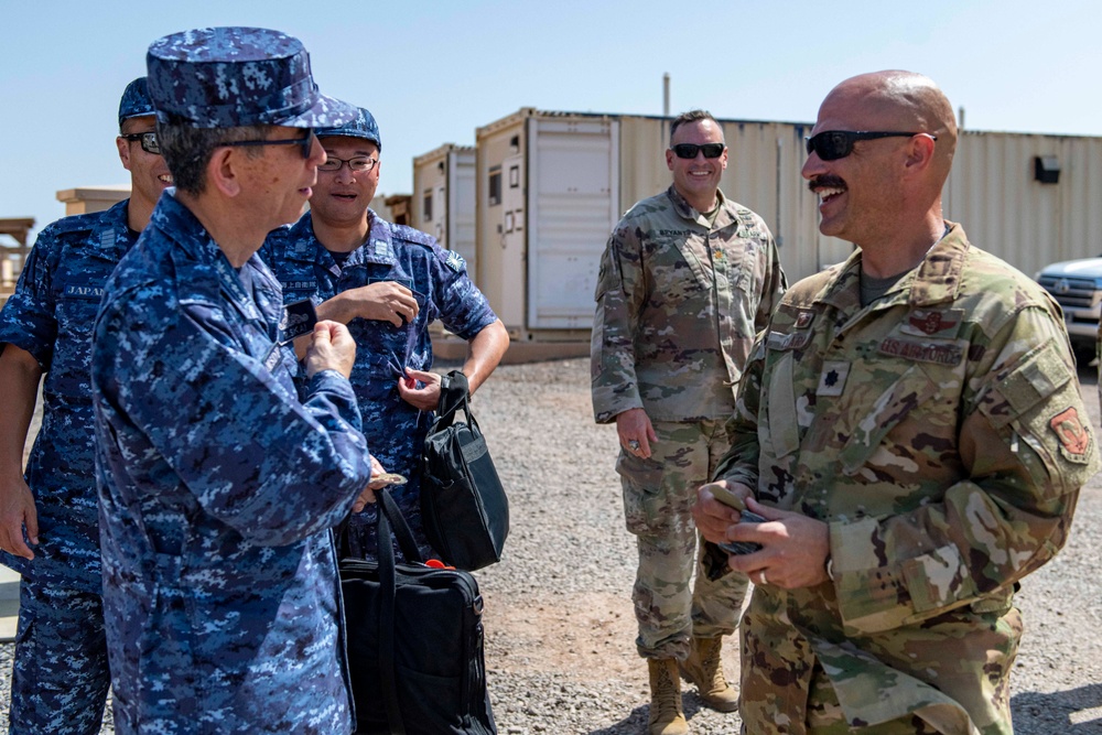 776th EABS welcomes CJTF-HOA CG, JMSDF CoMS