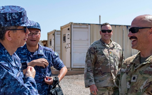 776th EABS welcomes CJTF-HOA CG, JMSDF CoMS
