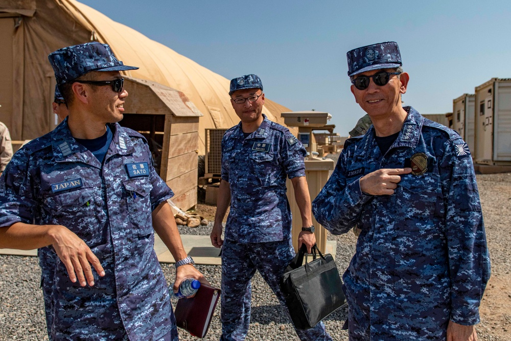 776th EABS welcomes CJTF-HOA CG, JMSDF CoMS