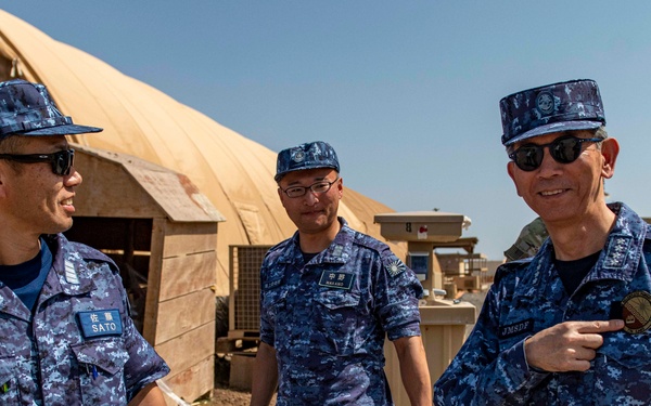 776th EABS welcomes CJTF-HOA CG, JMSDF CoMS