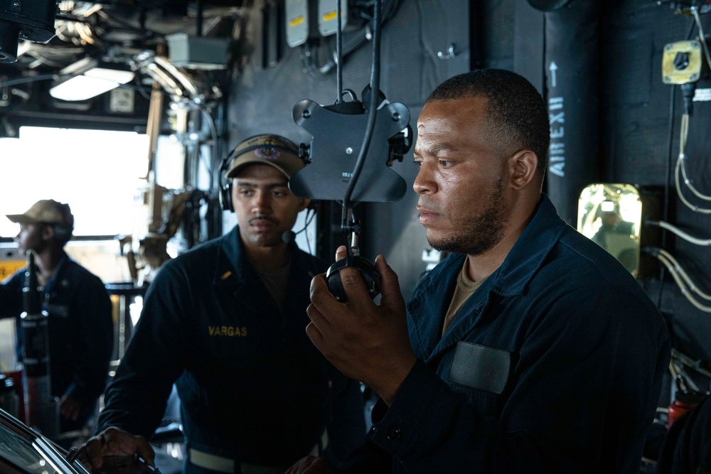 USS Normandy Departs Aksaz Naval Base, Turkiye