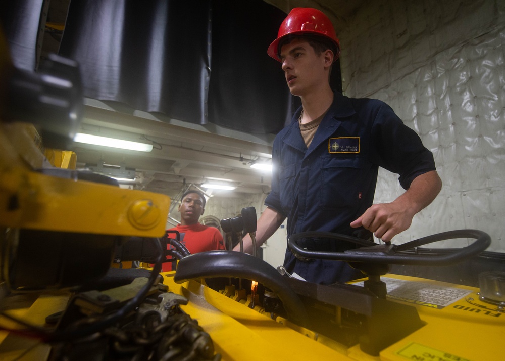 Forklift training