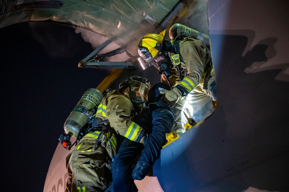 Feel the Burn: 379th ECES Fire Exercise