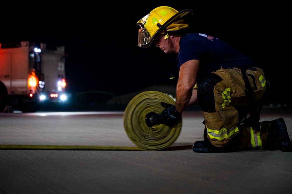 Feel the Burn: 379th ECES Fire Exercise