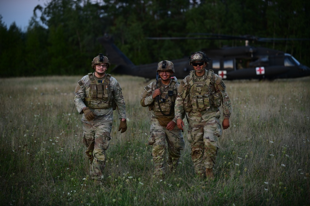 4-319 Medevac training with 12th CAB