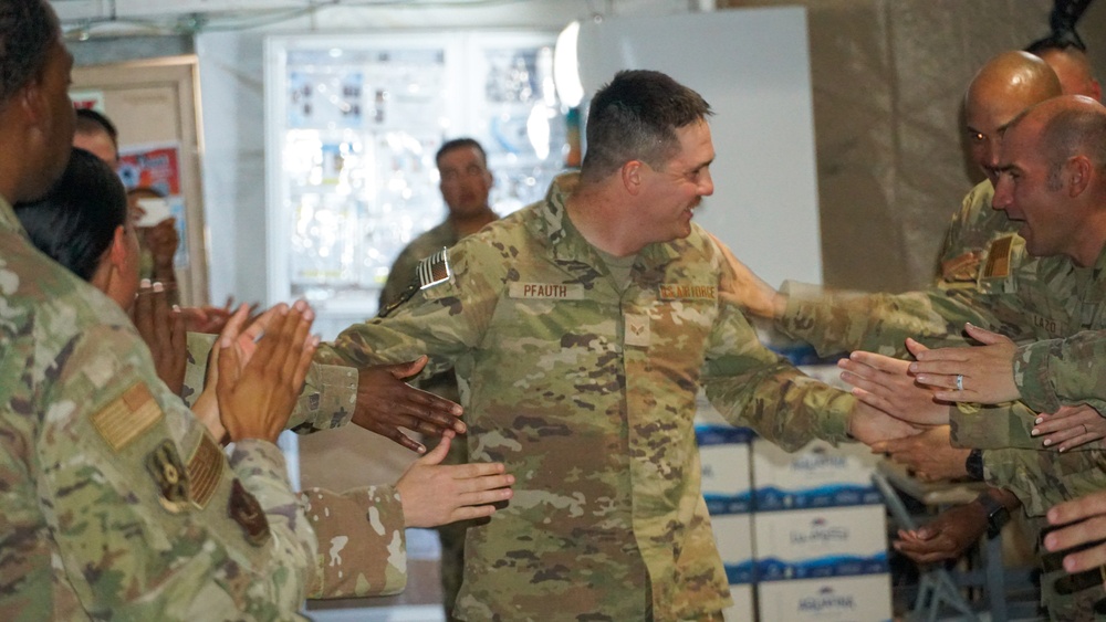 Team PSAB celebrates new NCOs during Staff Sgt. Release Party