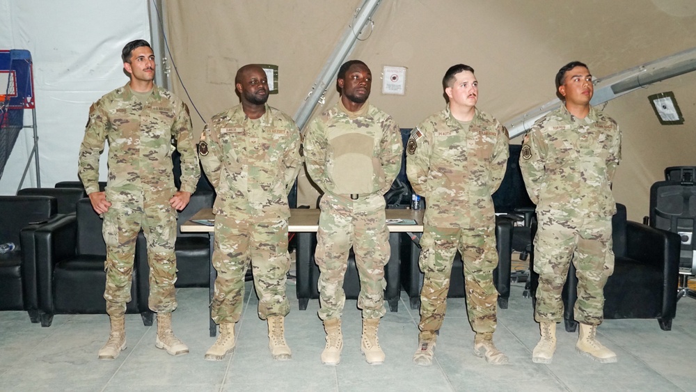 Team PSAB celebrates new NCOs during Staff Sgt. Release Party