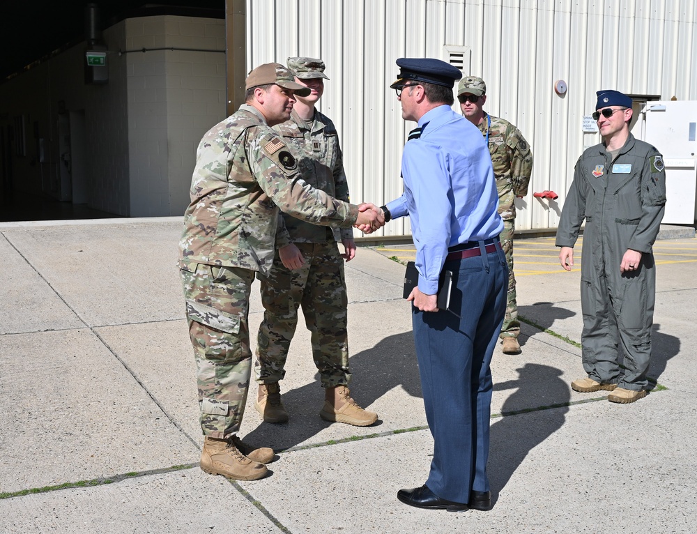 ISTAR visits RAF Mildenhall to give thanks to Airmen for support with RAF RC-135s