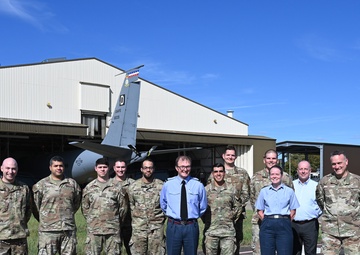 ISTAR visits RAF Mildenhall to give thanks to Airmen for support with RAF RC-135s
