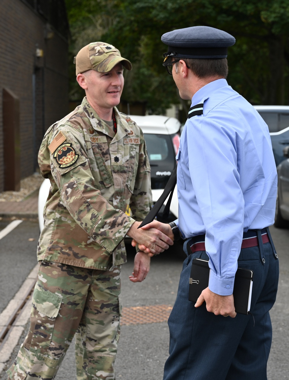 ISTAR visits RAF Mildenhall to give thanks to Airmen for support with RAF RC-135s