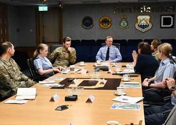 ISTAR visits RAF Mildenhall to give thanks to Airmen for support with RAF RC-135s