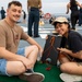 USS Ralph Johnson hosts a Steel Beach Picnic.