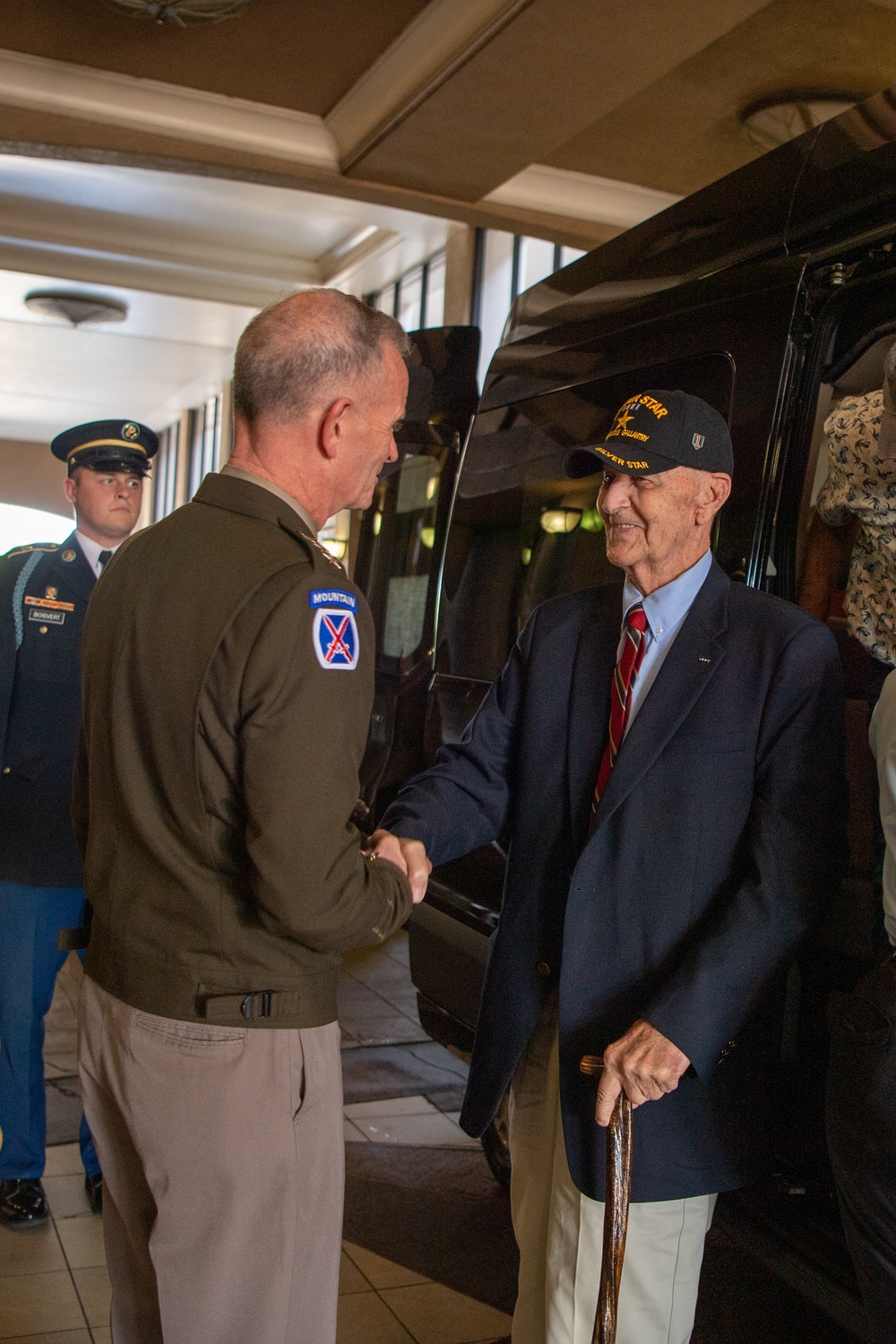 Medal of Honor Recipient Capt. Larry L. Taylor- Arrival