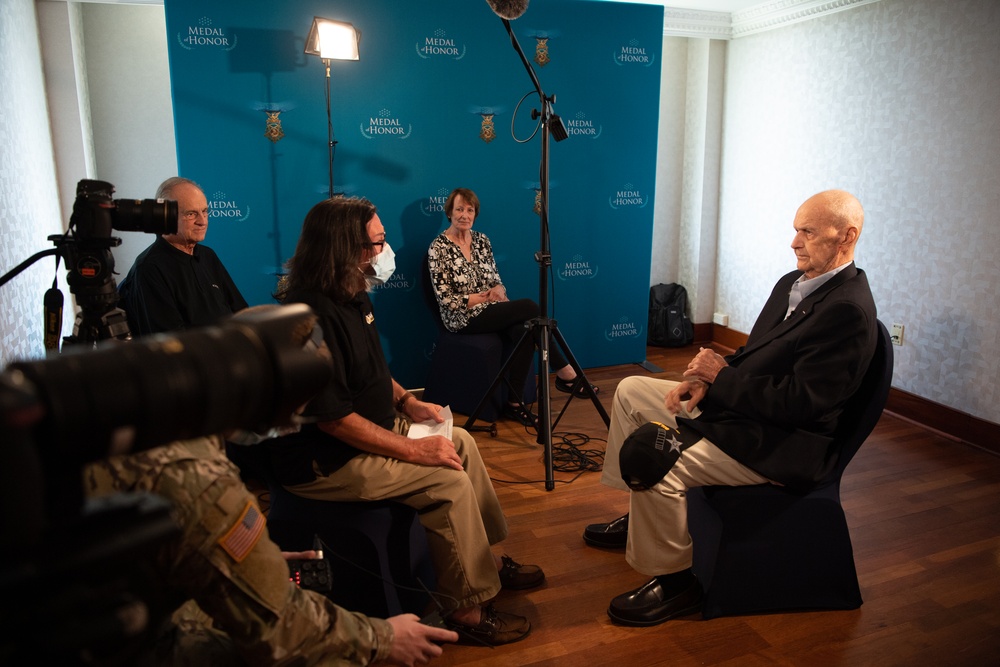 Medal of Honor Recipient Capt. Larry L. Taylor- Media Day