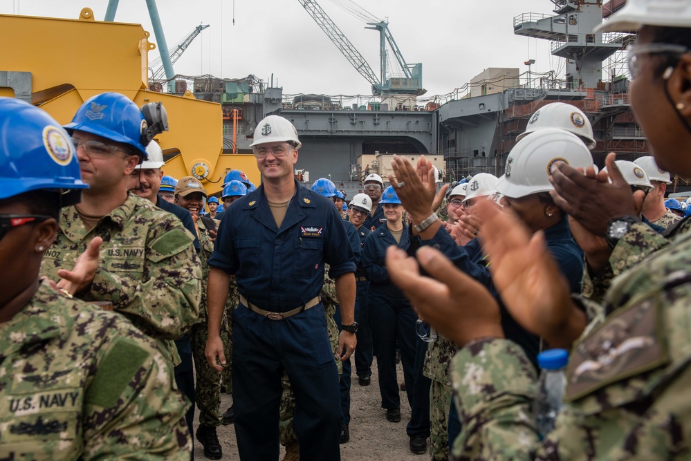 USS John C. Stennis (CVN 74) All Hands Call
