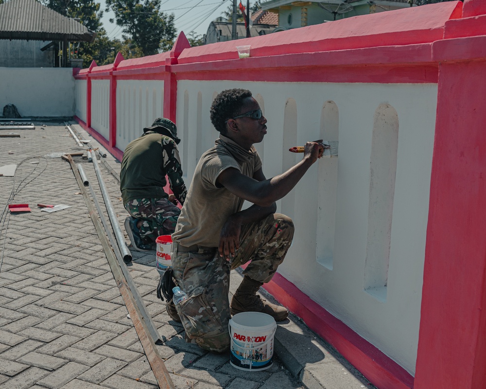 Super Garuda Shield 23 | Sumberjo Elementary School Project Visit