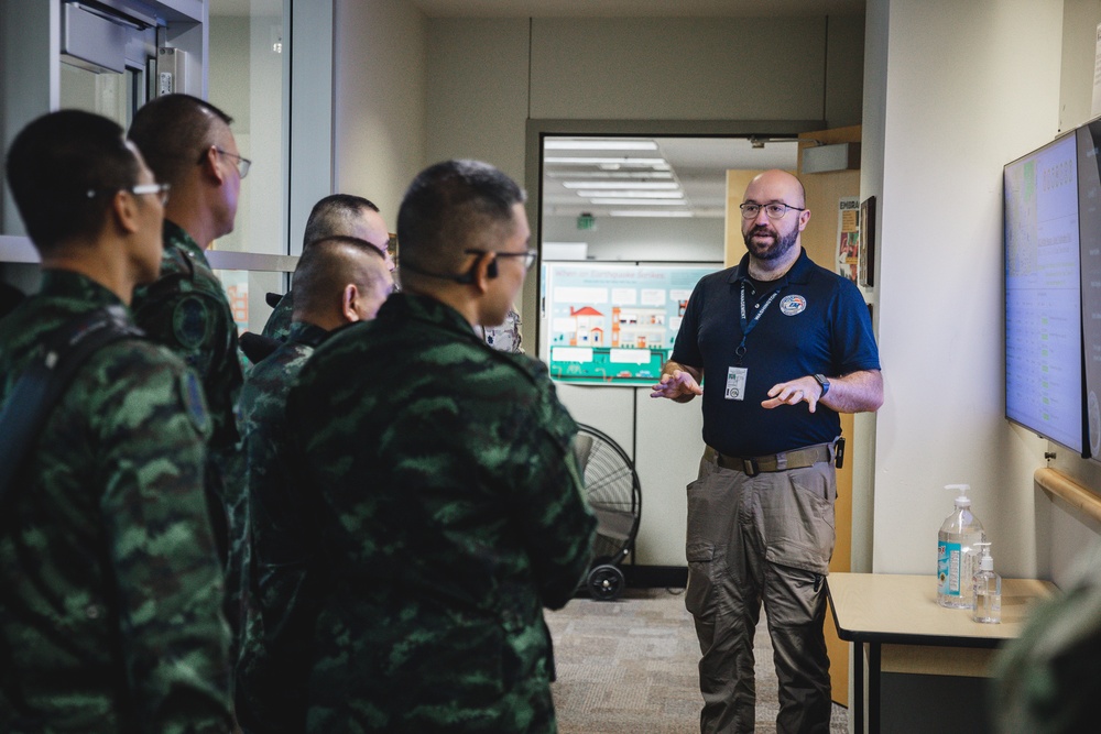 Royal Thai Army and National Guard continue to share disaster response experience and knowledge