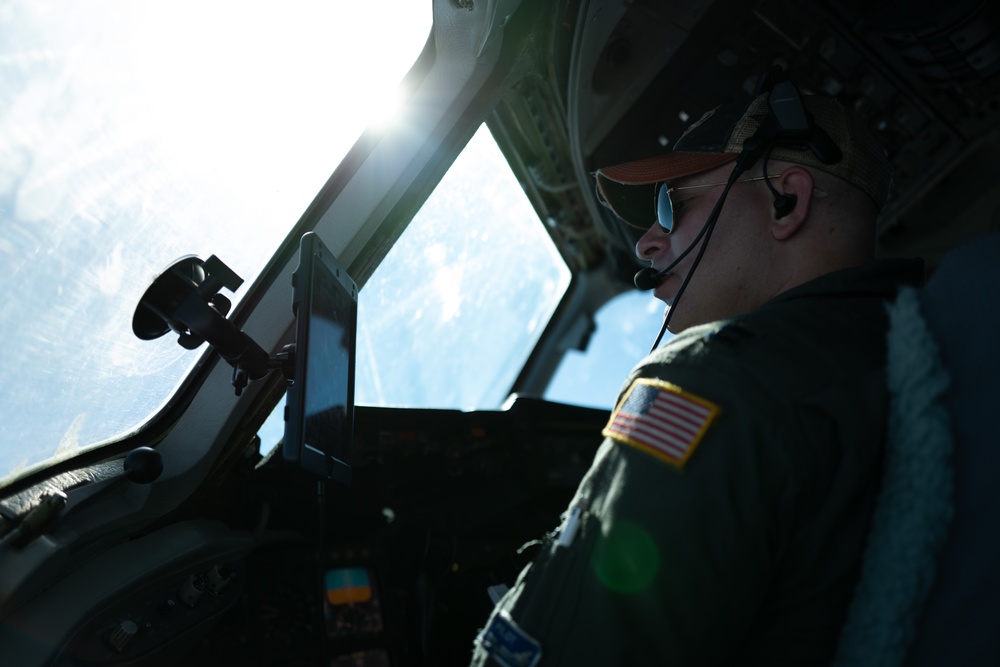 Routine aerial refueling mission