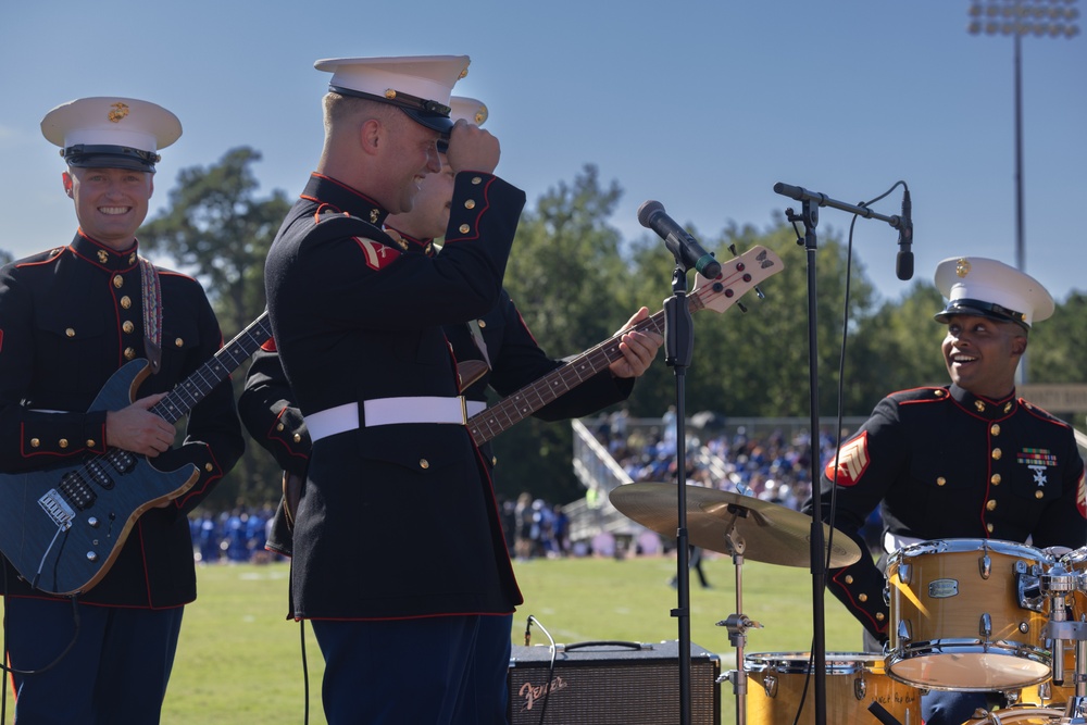 2d MARDIV Band Preformes at the University of North Carolina Pembroke