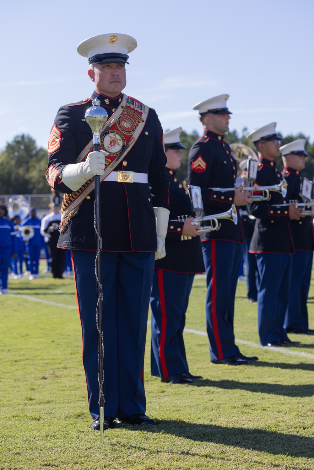 2d MARDIV Band Preformes at the University of North Carolina Pembroke