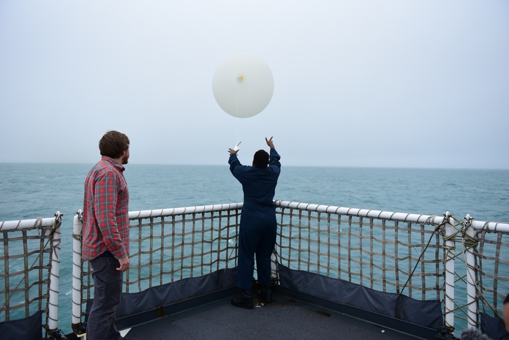 Coast Guard Cutter Healy (WAGB 20) conducts science mission in Bering Sea