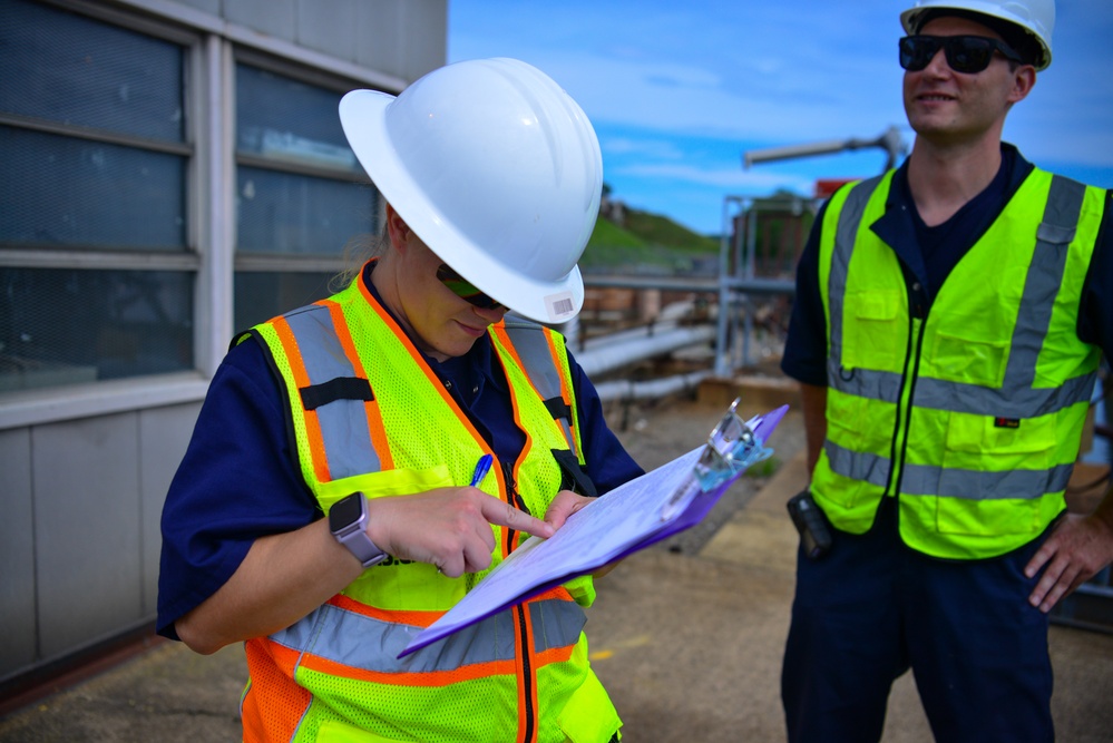 Coast Guard conducts facility inspection