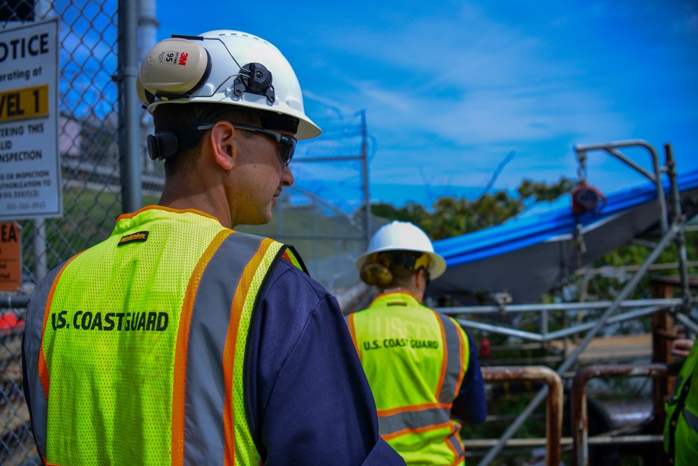 Coast Guard conducts facility inspection