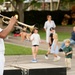 The United States Navy Band Cruisers perform at Yards Park