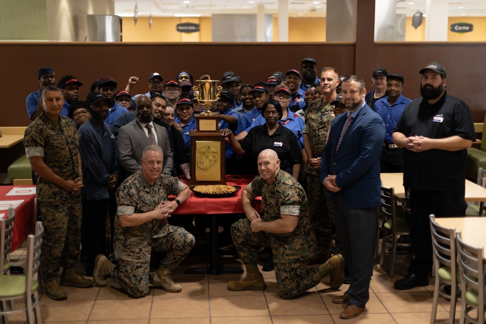 MCAS New River Mess Hall receives the W.P.T. Hill Award