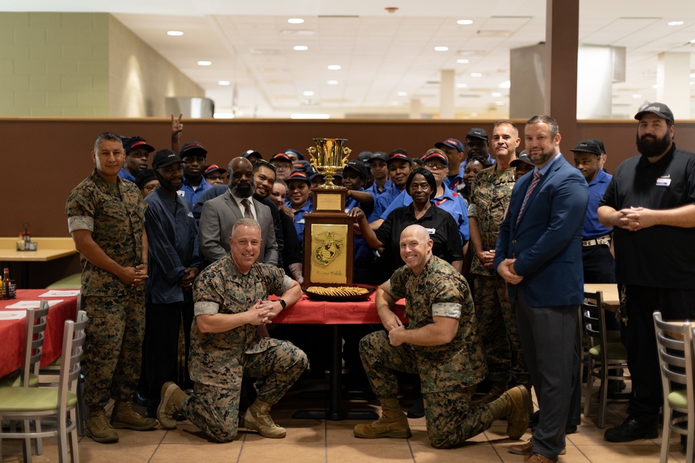 MCAS New River Mess Hall receives the W.P.T. Hill Award