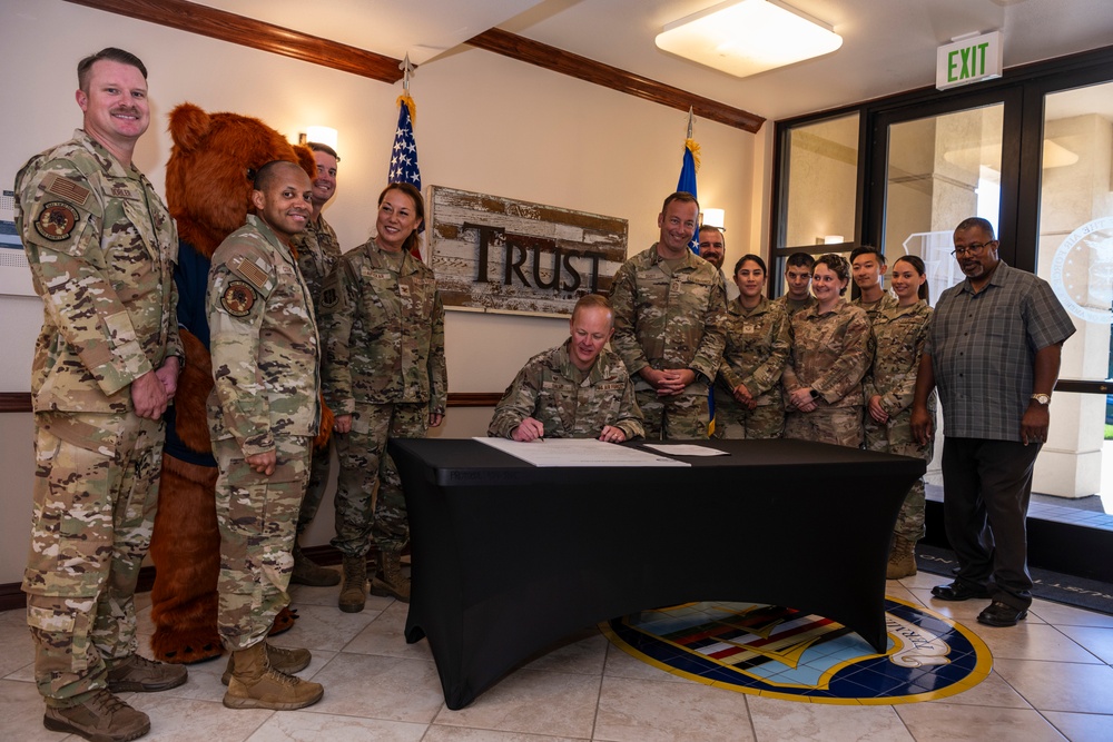 National Preparedness Month proclamation signing